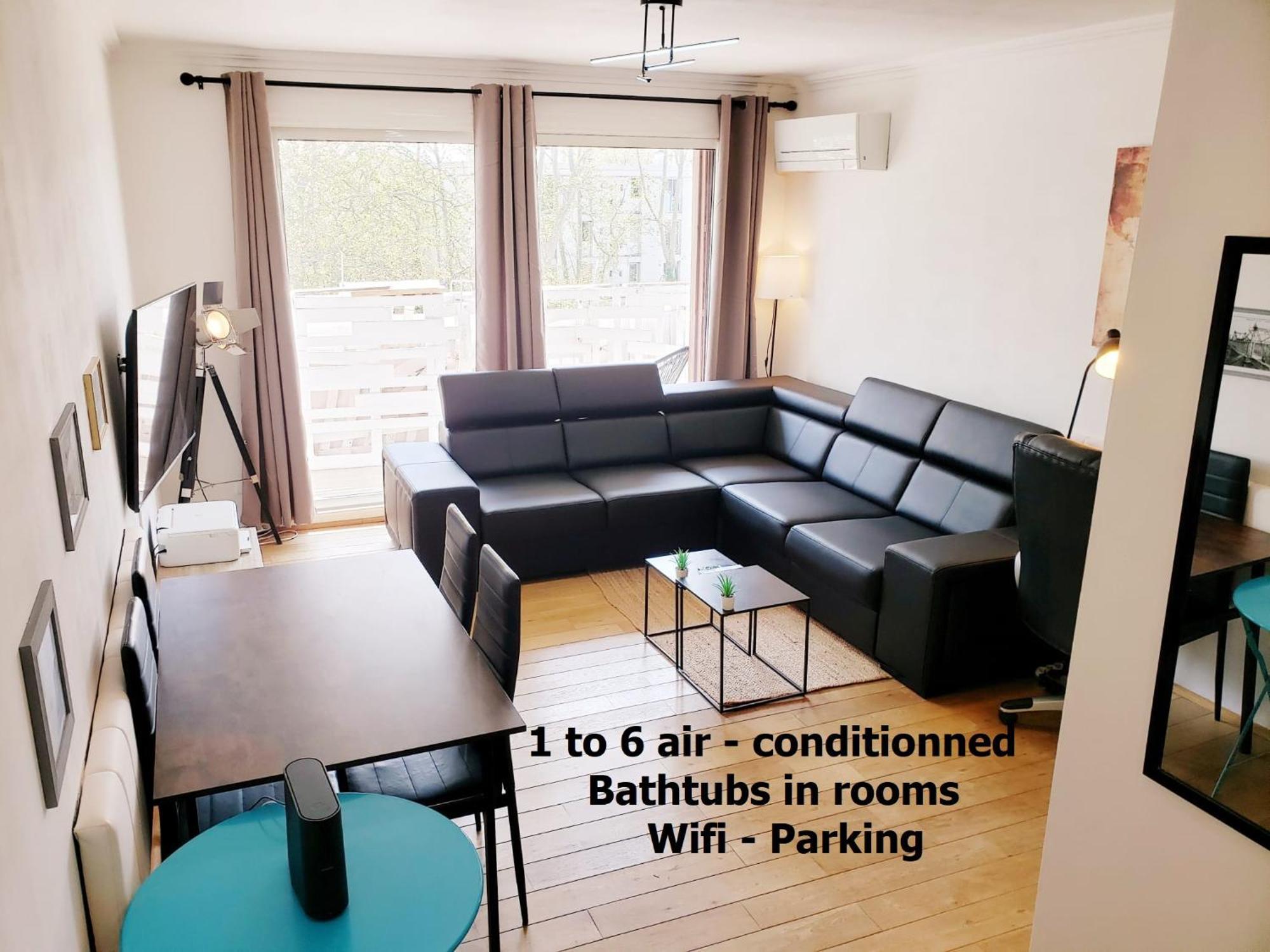 Suite From 1 To 6 - Bathtubs In Rooms - Air Conditioned Residential Appartement - Self-Arrival - Wifi - Netflix Disney - Kitchen - Laundry - Parking Авіньйон Екстер'єр фото